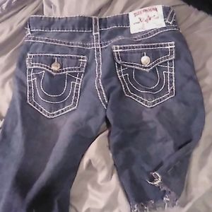 True religion brand jean shorts world tour